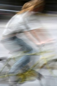 Bicycle in Motion